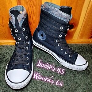 RARE Converse All Star GLENDALE HI Junior 4.5/Women 6.5